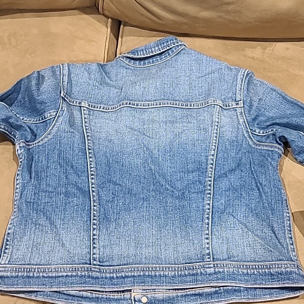 NWT L'AGENCE Jemma Slim Denim Jacket Pomona Blue S - Picture 5 of 5